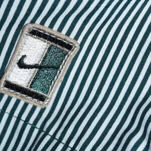 Vintage Nike Striped Shorts Green White Swim Trunks Men’s Large Made in Thailand